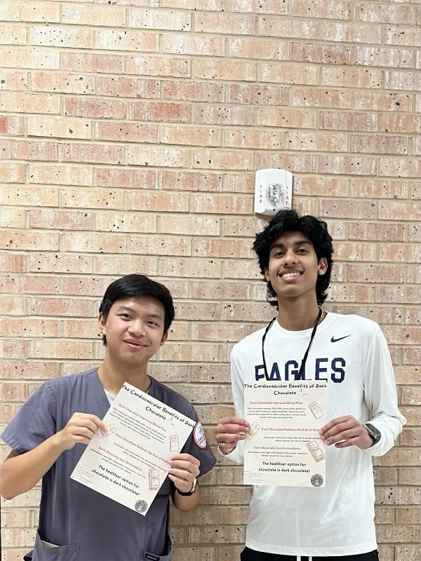 Senior Founder Advik Singh and Senior Co-founder Nathan Yap of Nature’s Medicine club at Allen High School, on Wednesday, Sep. 11, 2024. 
