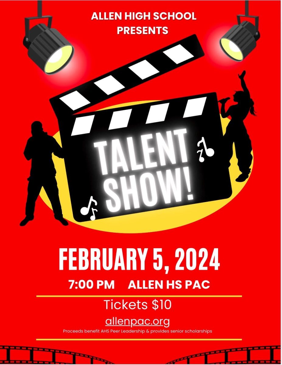 Talent show poster. Photo provided by PALS
